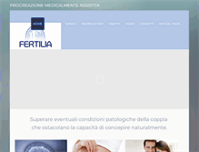 Tablet Screenshot of fertilia.it